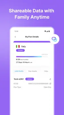 Textr eSIM Global Data Plans android App screenshot 8